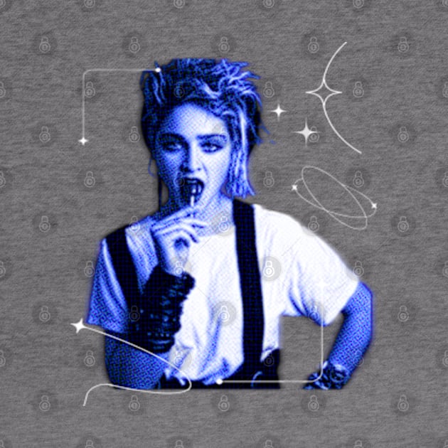 Madonna Original 80s Vintage Style Design by Yuri's art